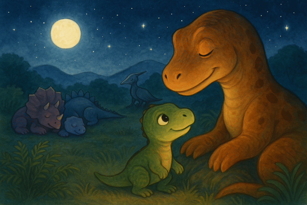 A Soothing Dinosaur Bedtime Story