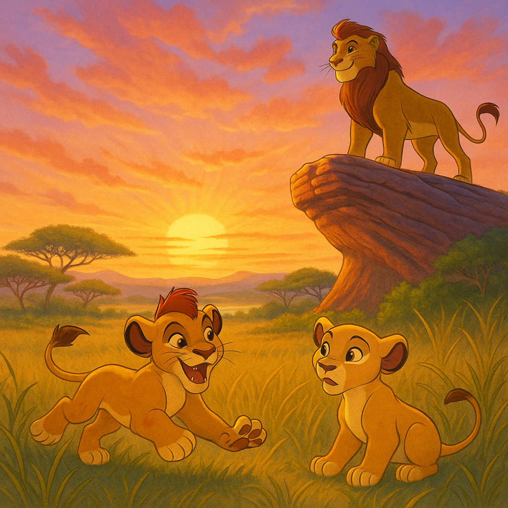 🌅 Chapter 1: A Day in the Pride Lands
