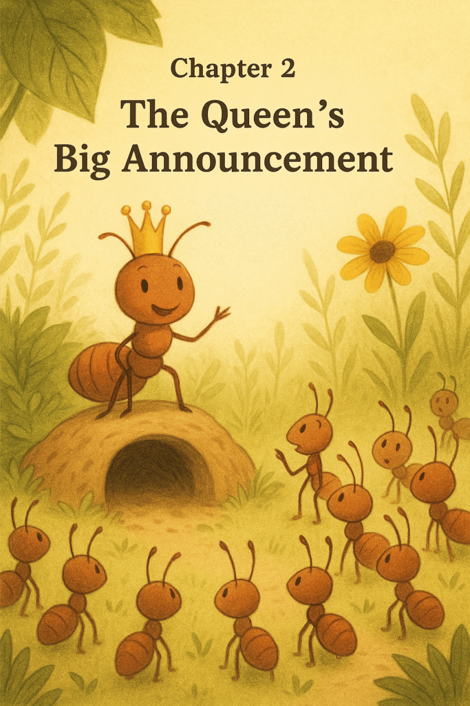 🌼 Chapter 2: The Queen’s Big Announcement
