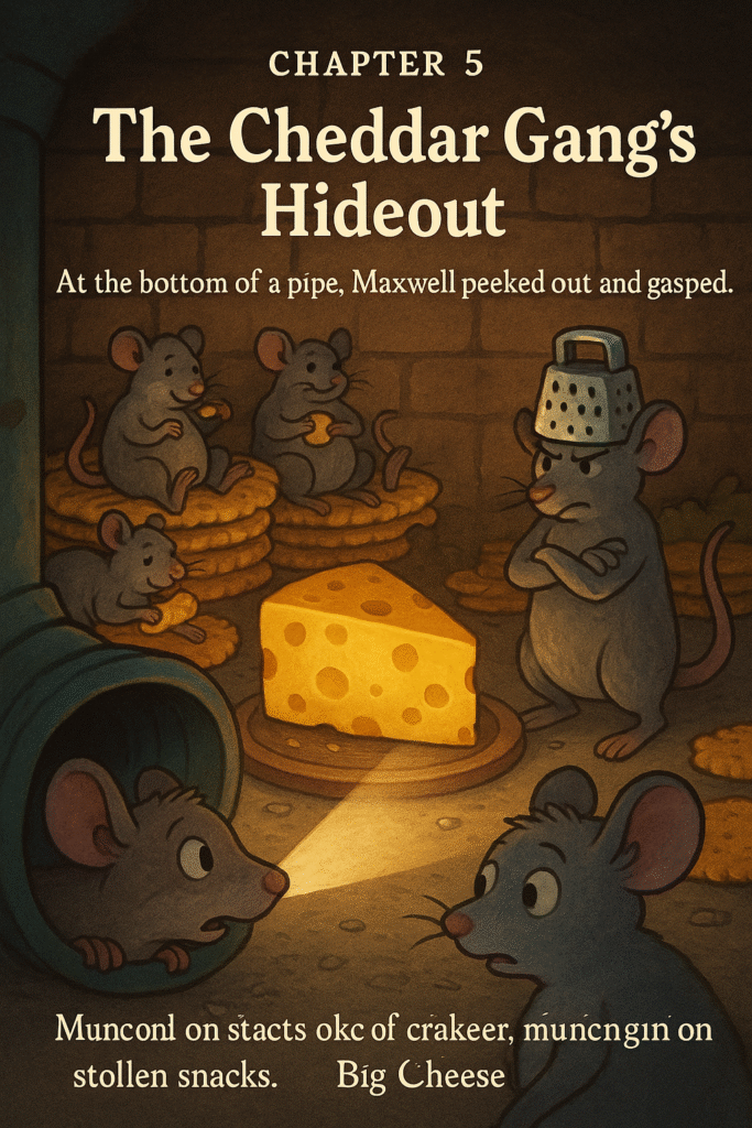 🧀 Chapter 5: The Cheddar Gang’s Hideout
