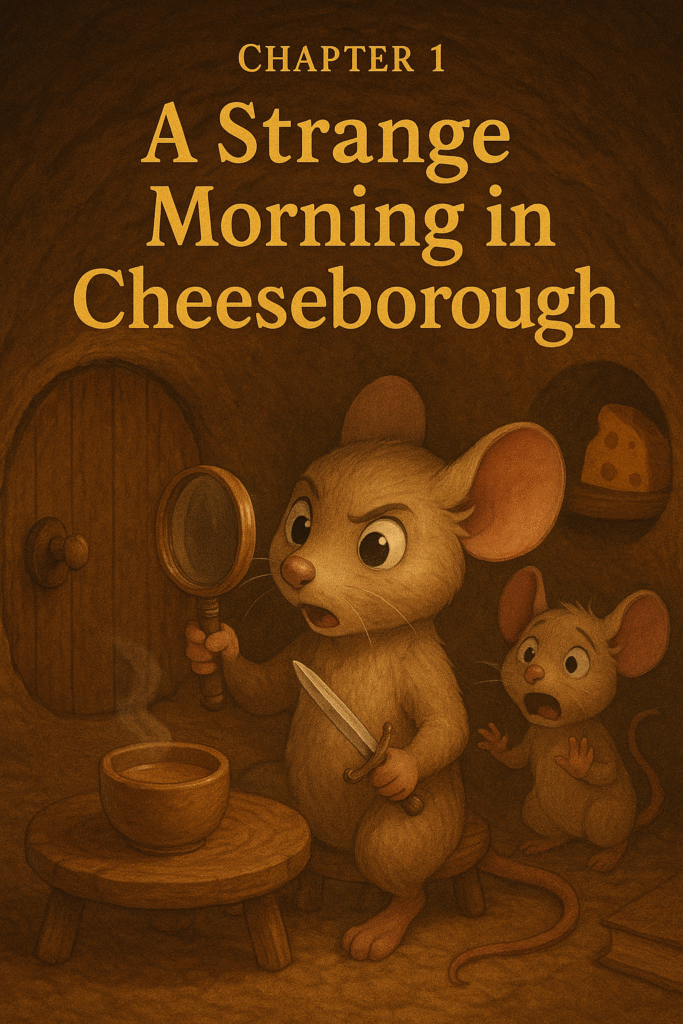🏡 Chapter 1: A Strange Morning in Cheeseborough
