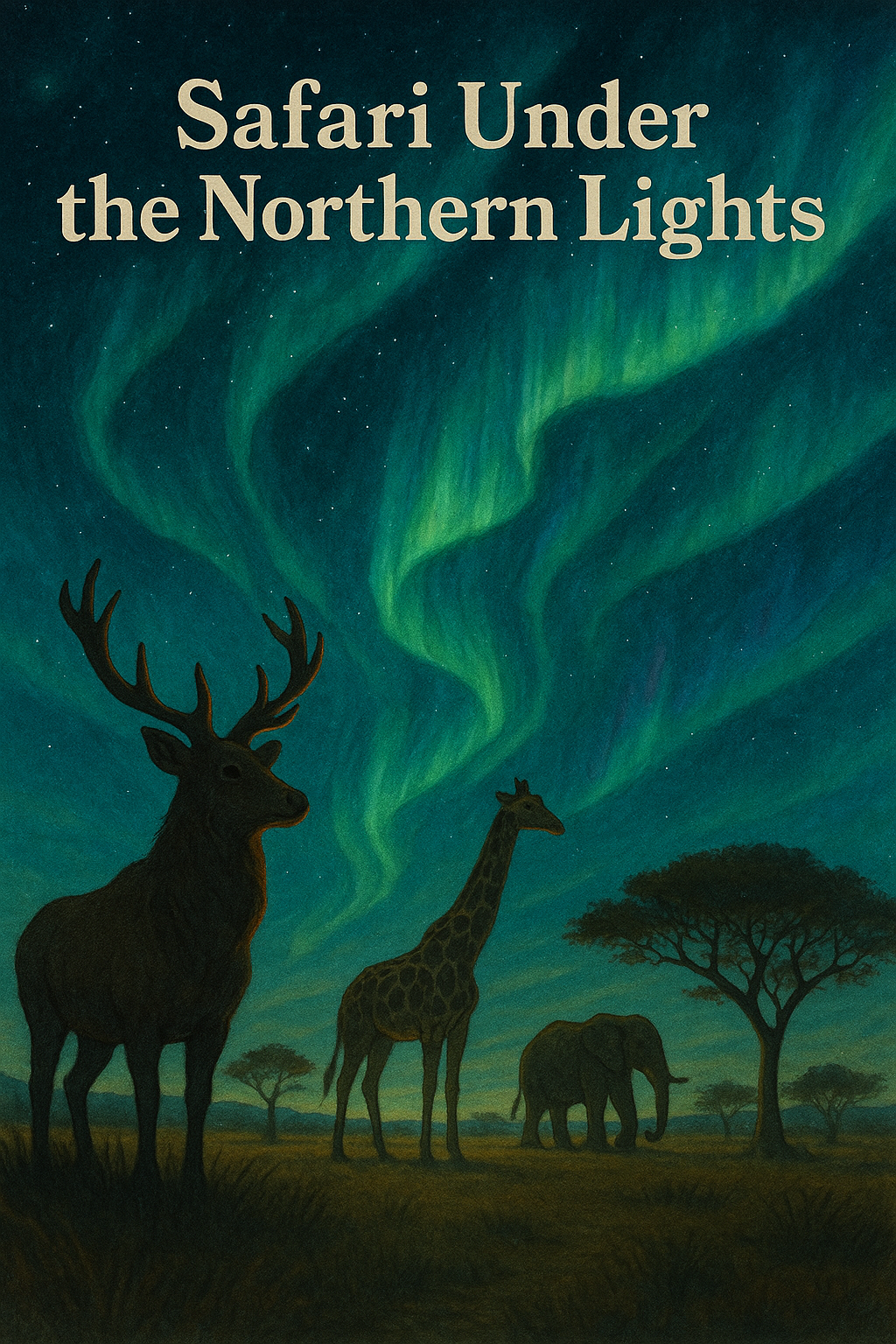 🦌🌌 Safari Under the Northern Lights