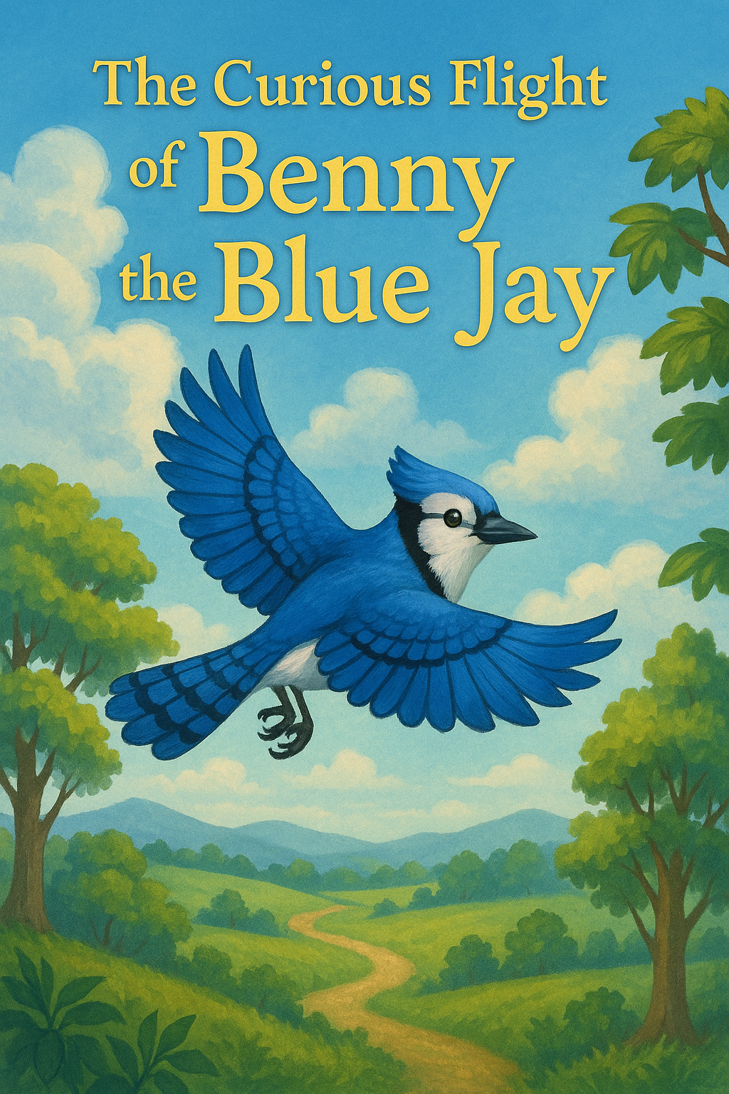 🐦 The Curious Flight of Benny the Blue Jay