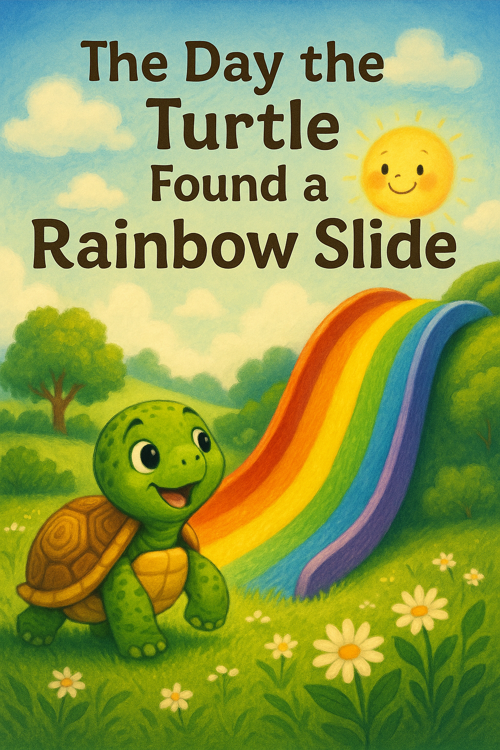 🐢🌈 “The Day the Turtle Found a Rainbow Slide”