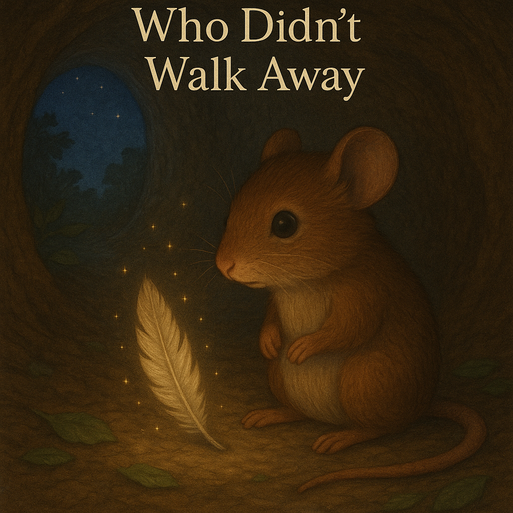🐭✨ “The Mouse Who Didn’t Walk Away”
